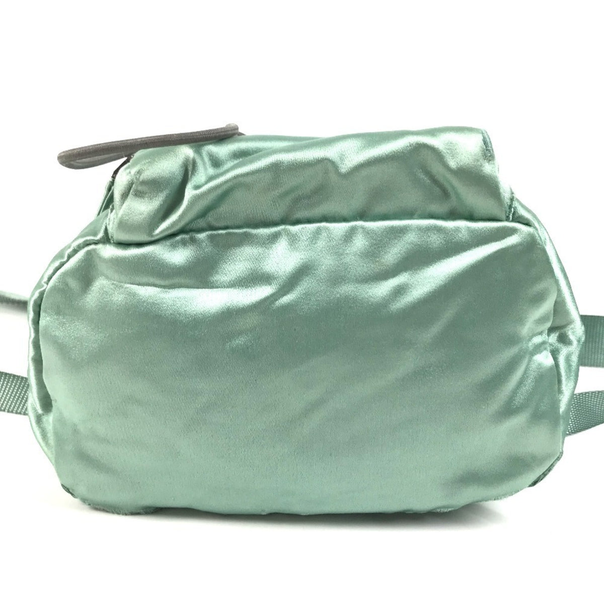 Prada Green Satin Backpack (Pre-Owned)