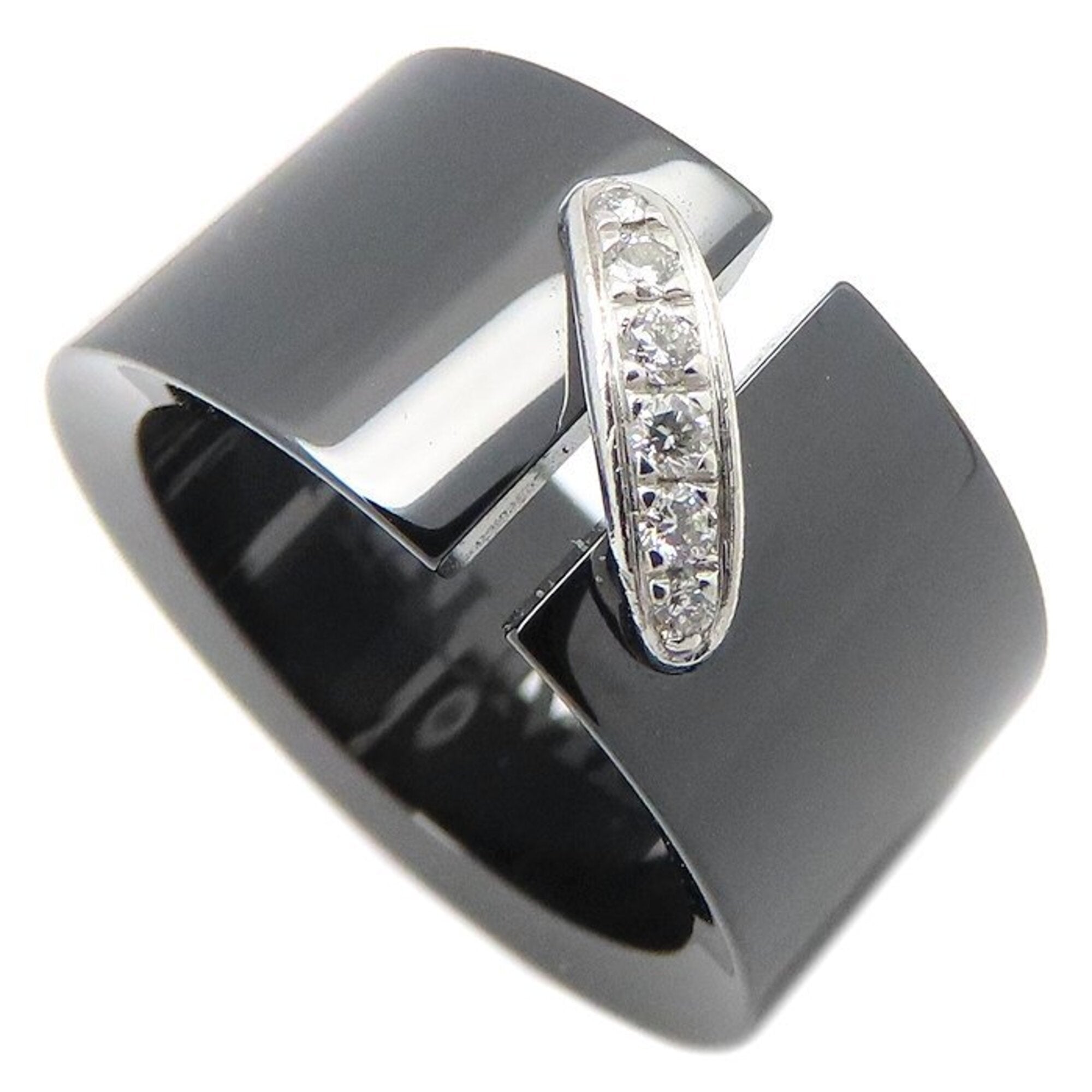 Chaumet White Gold (18K) Ceramic Band Ring (Pre-Owned)