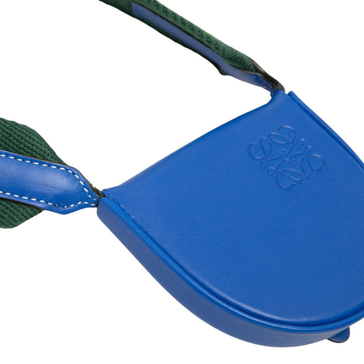Loewe Blue Green Leather Shoulder Bag (Pre-Owned)