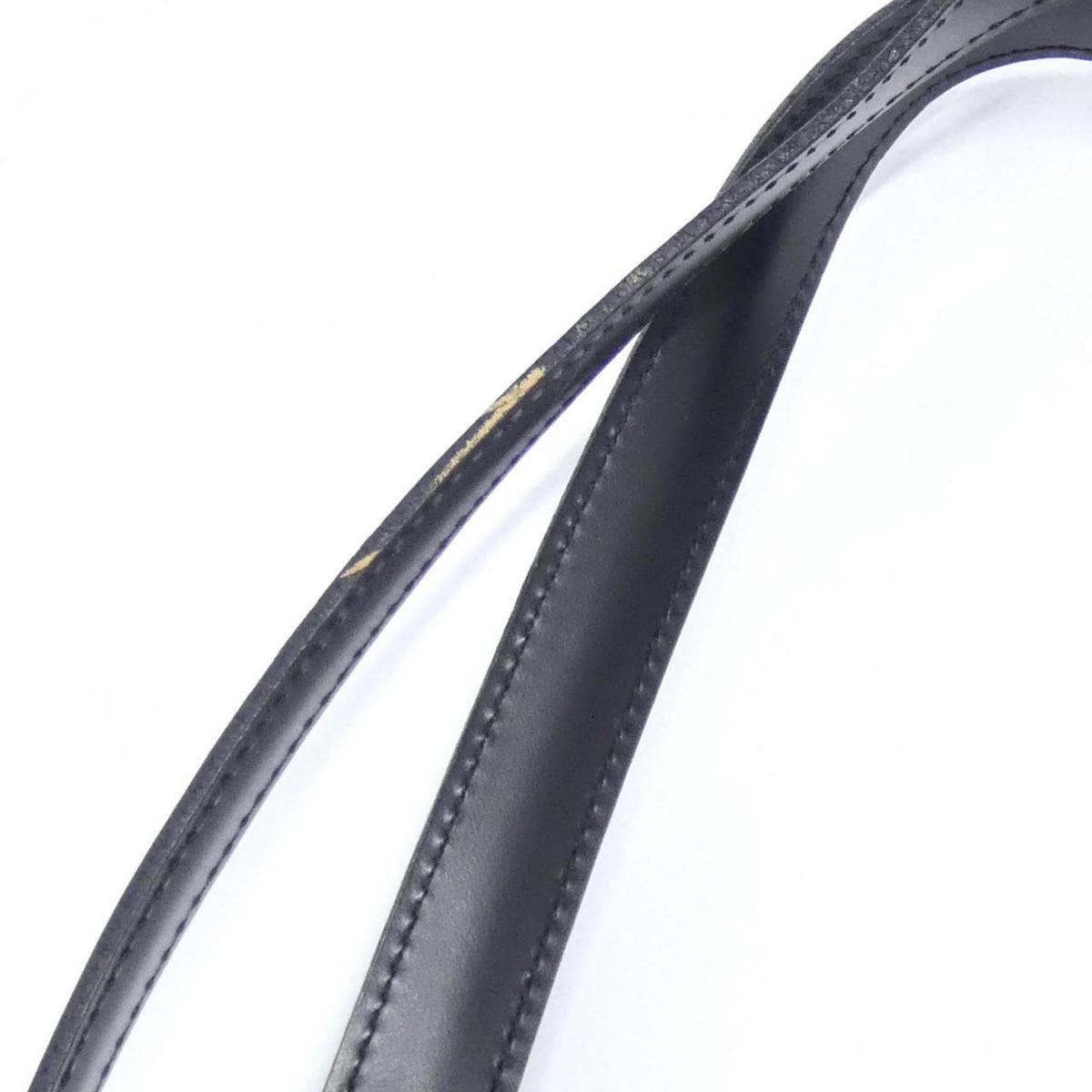 Louis Vuitton Black Leather Shoulder Bag (Pre-Owned)