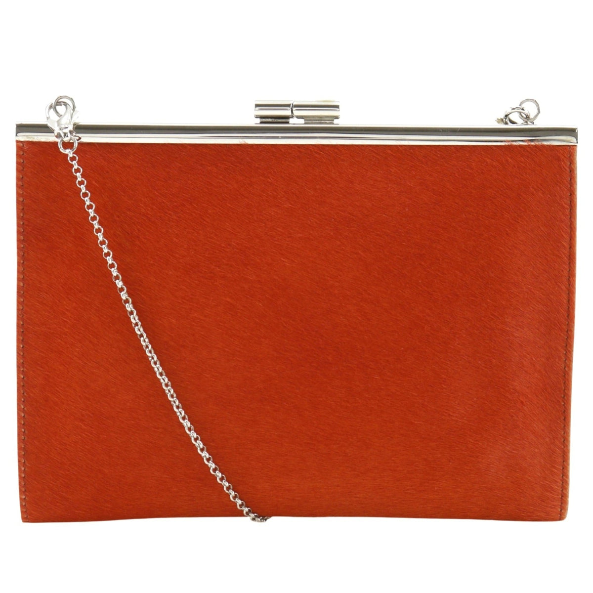 Bvlgari Red Color Leather Shoulder Bag (Pre-Owned)
