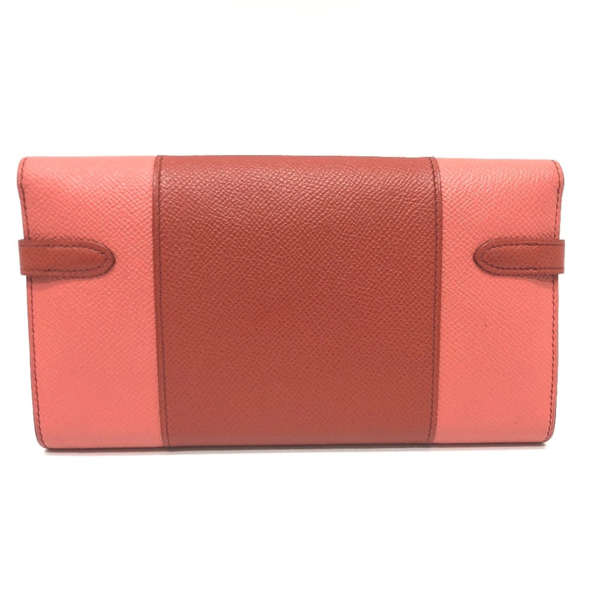 Hermes Pink Epsom Leather Long Wallet (Bi-Fold) (Pre-Owned)