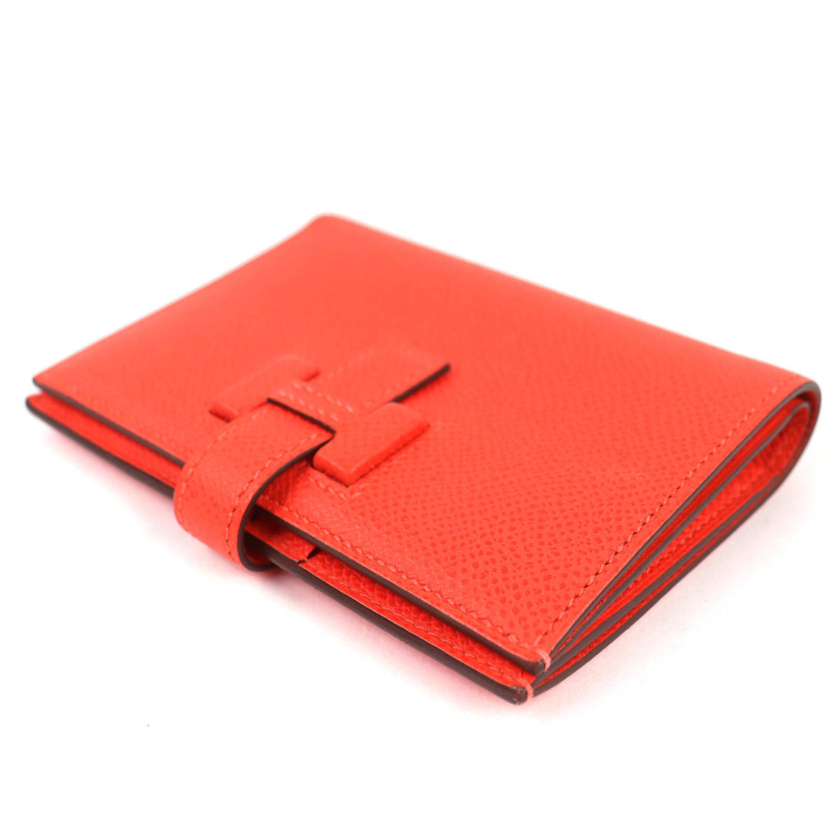 Hermes Orange Epsom Leather Wallet (Bi-Fold) (Pre-Owned)