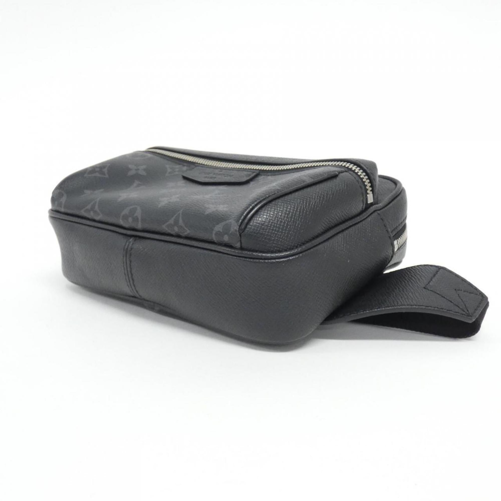 Louis Vuitton Black Coated Canvas Shoulder Bag (Pre-Owned)