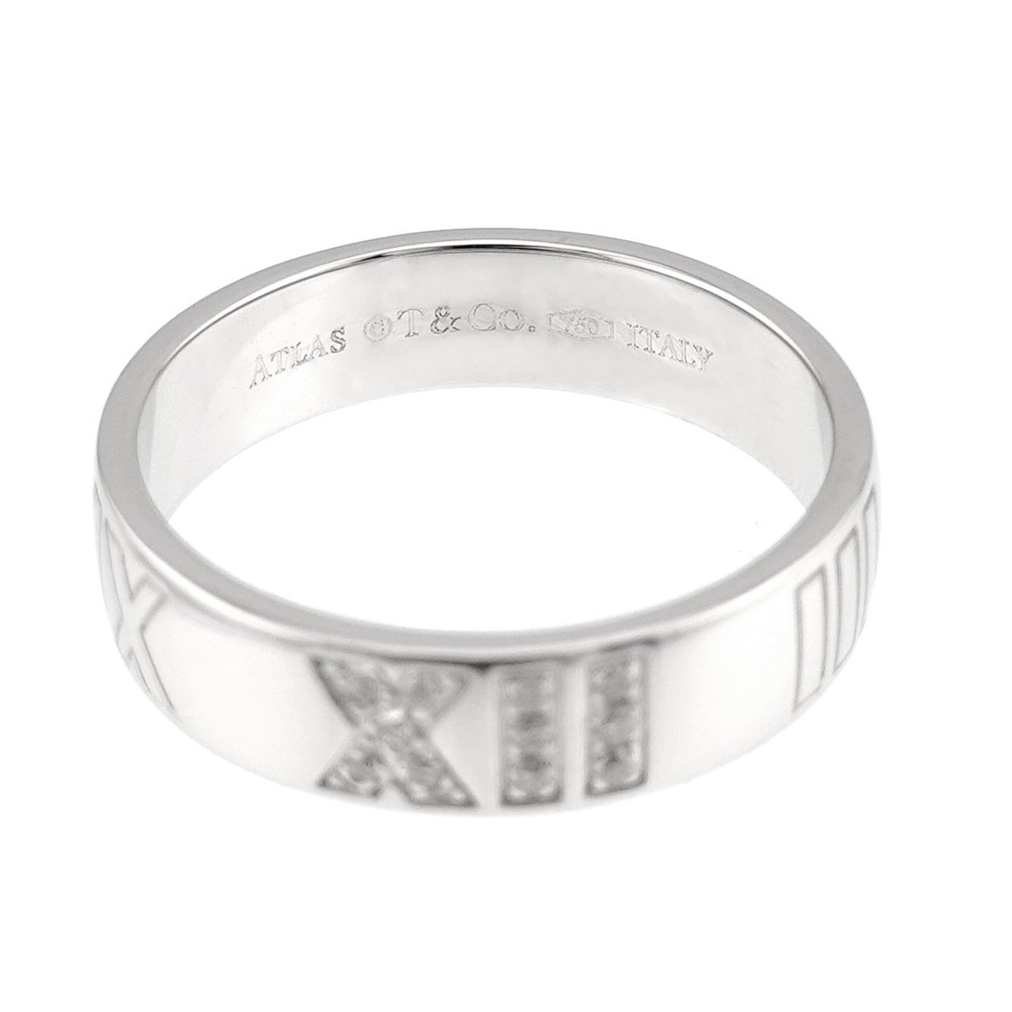 Tiffany White Gold (18K) Band Ring (Pre-Owned)