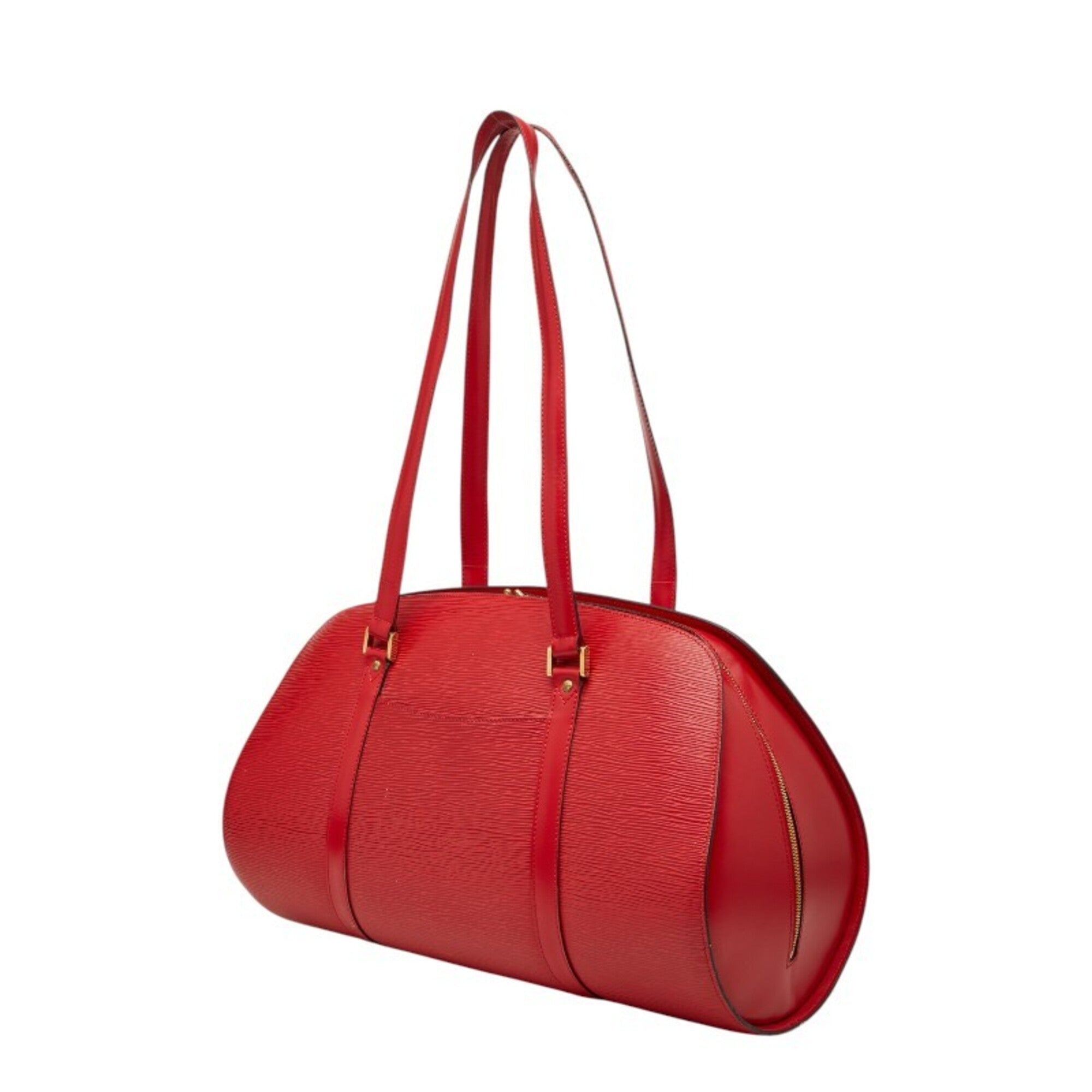 Louis Vuitton Epi Castilian Red Leather Boston Bag Shoulder Bag (Pre-Owned)