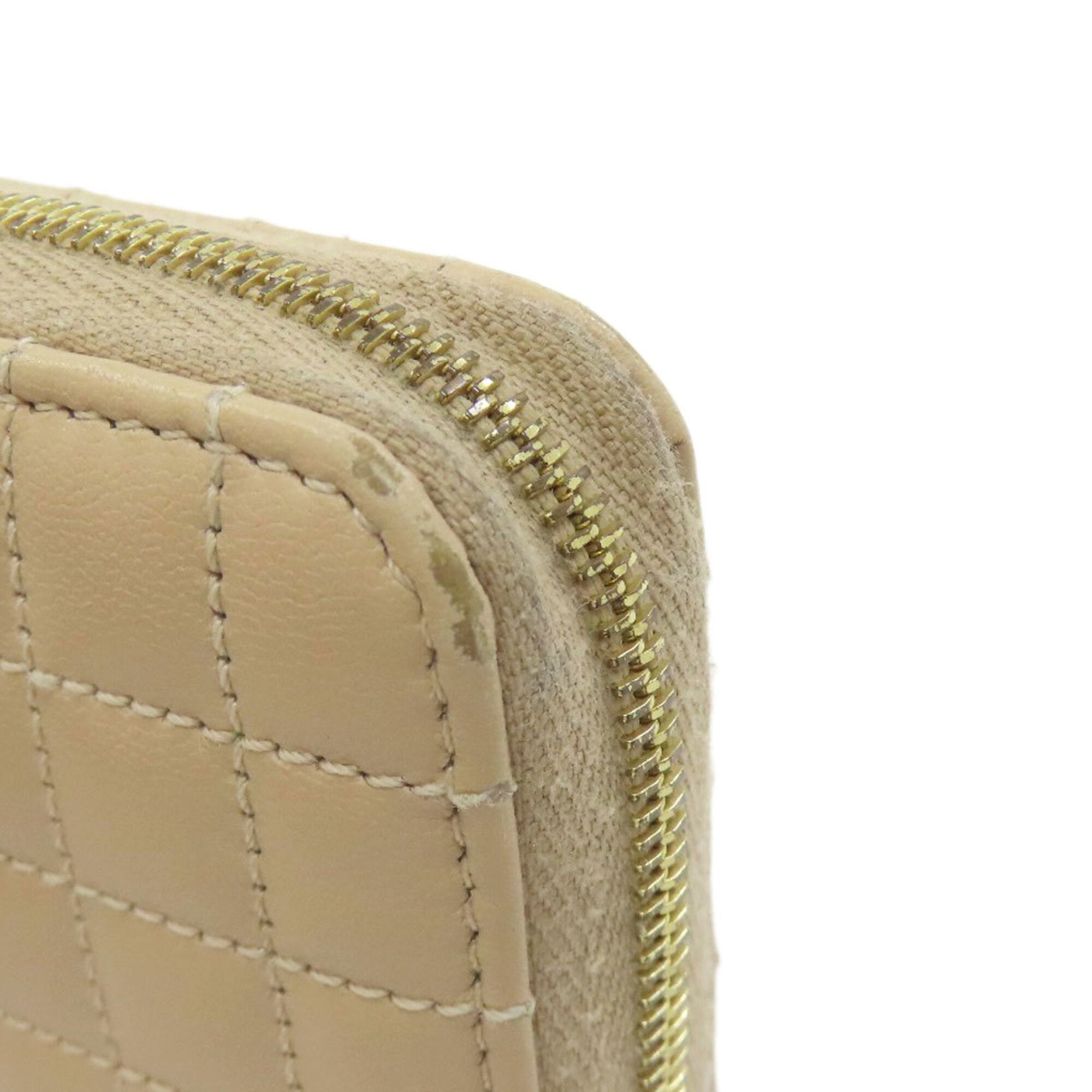 Celine Brown Leather Long Wallet (Bi-Fold) (Pre-Owned)