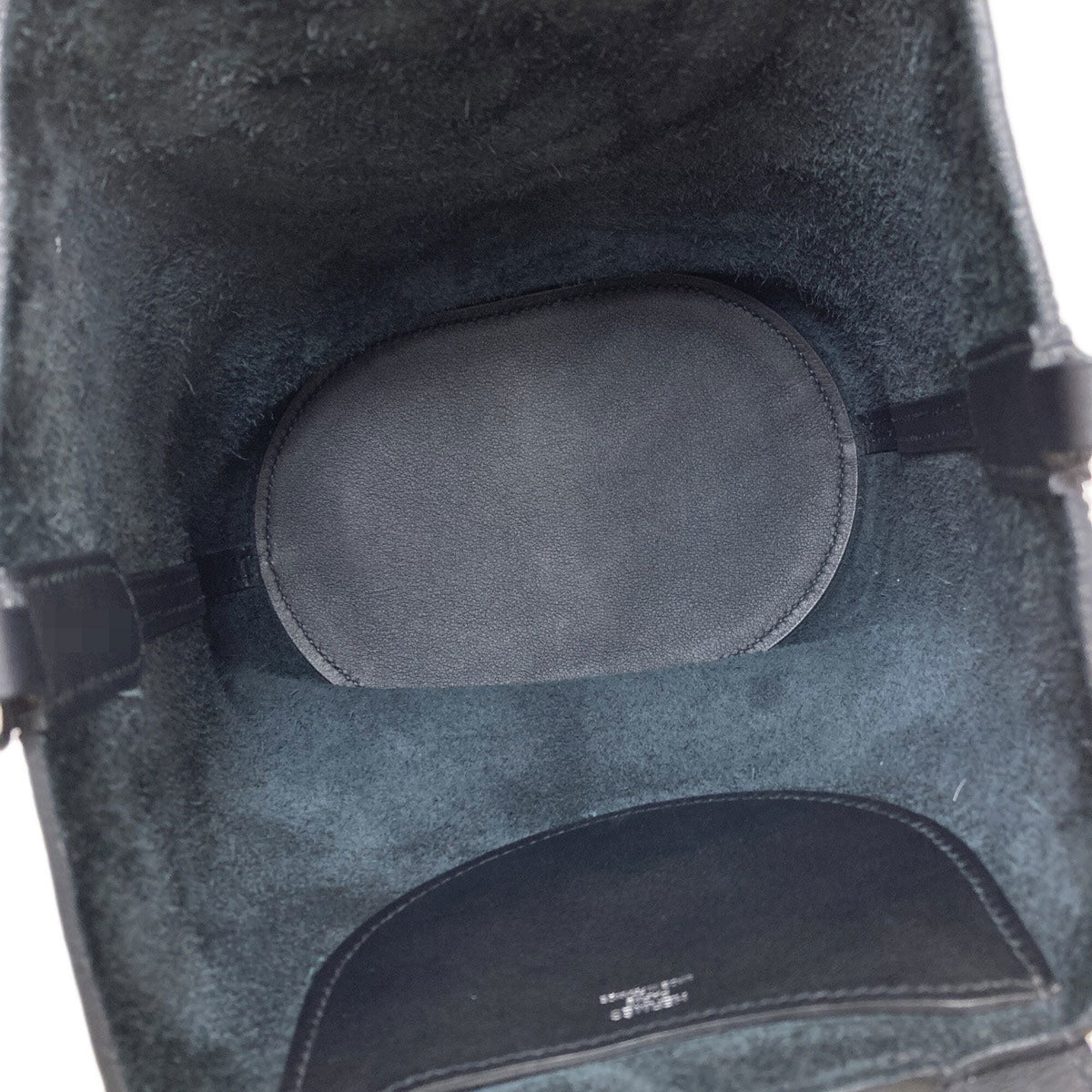 Hermes Black Taurillon Clemence Leather Handbag (Pre-Owned)