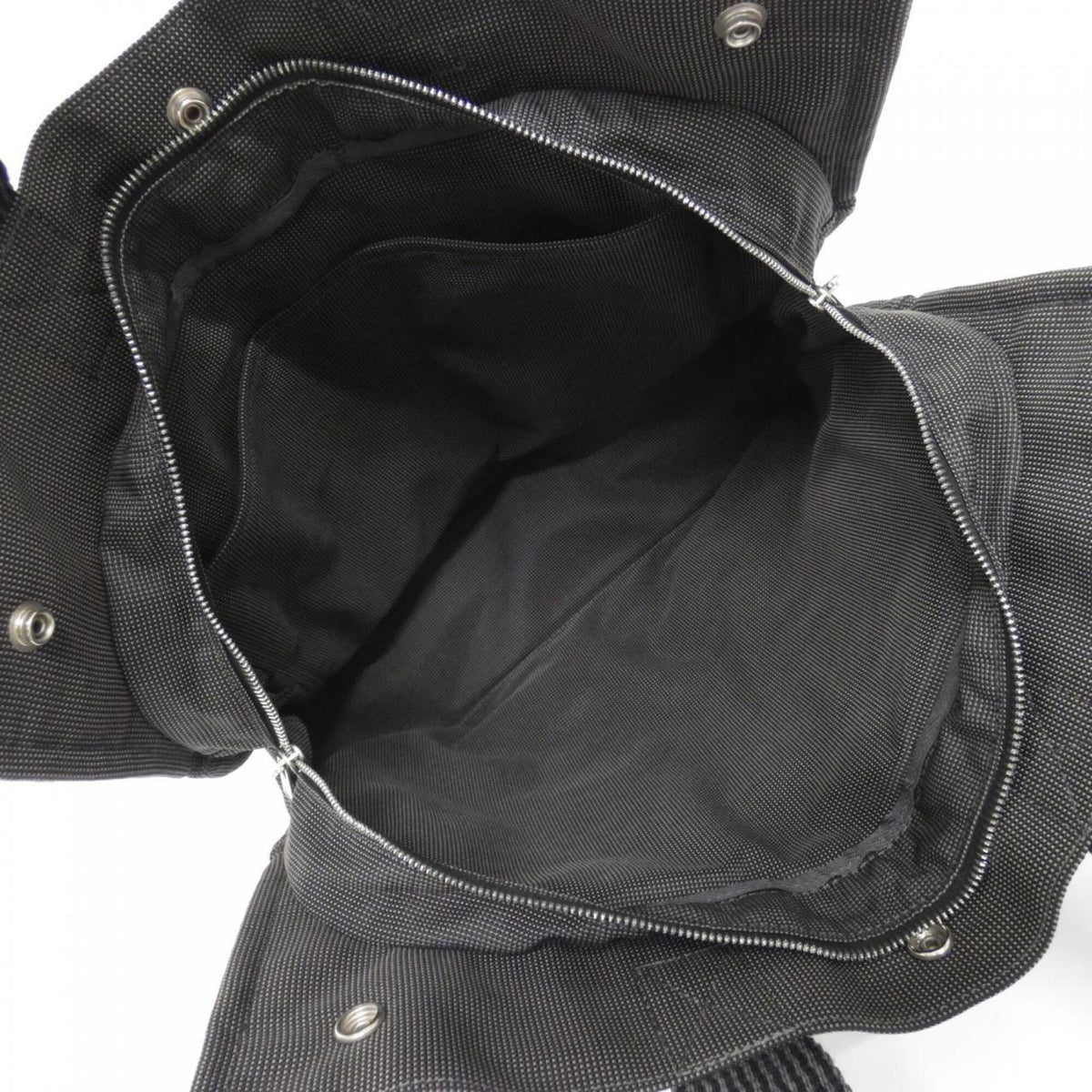 Hermes Black Canvas Handbag (Pre-Owned)