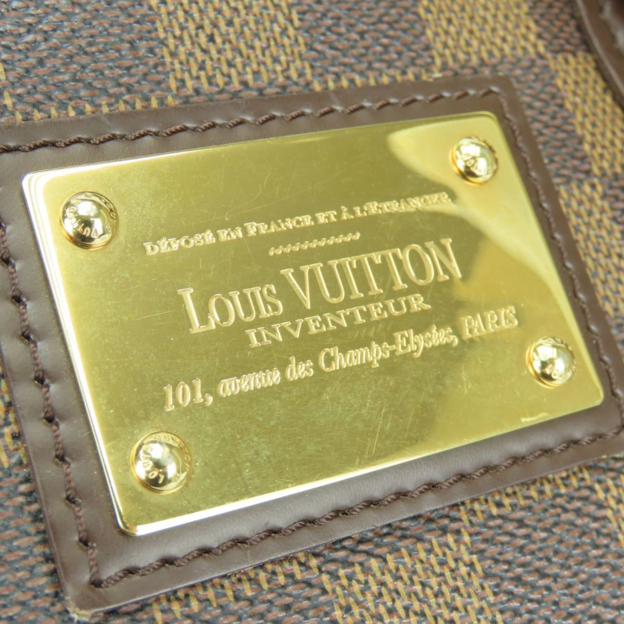 Louis Vuitton Damier Brown Ebene Handbag (Pre-Owned)