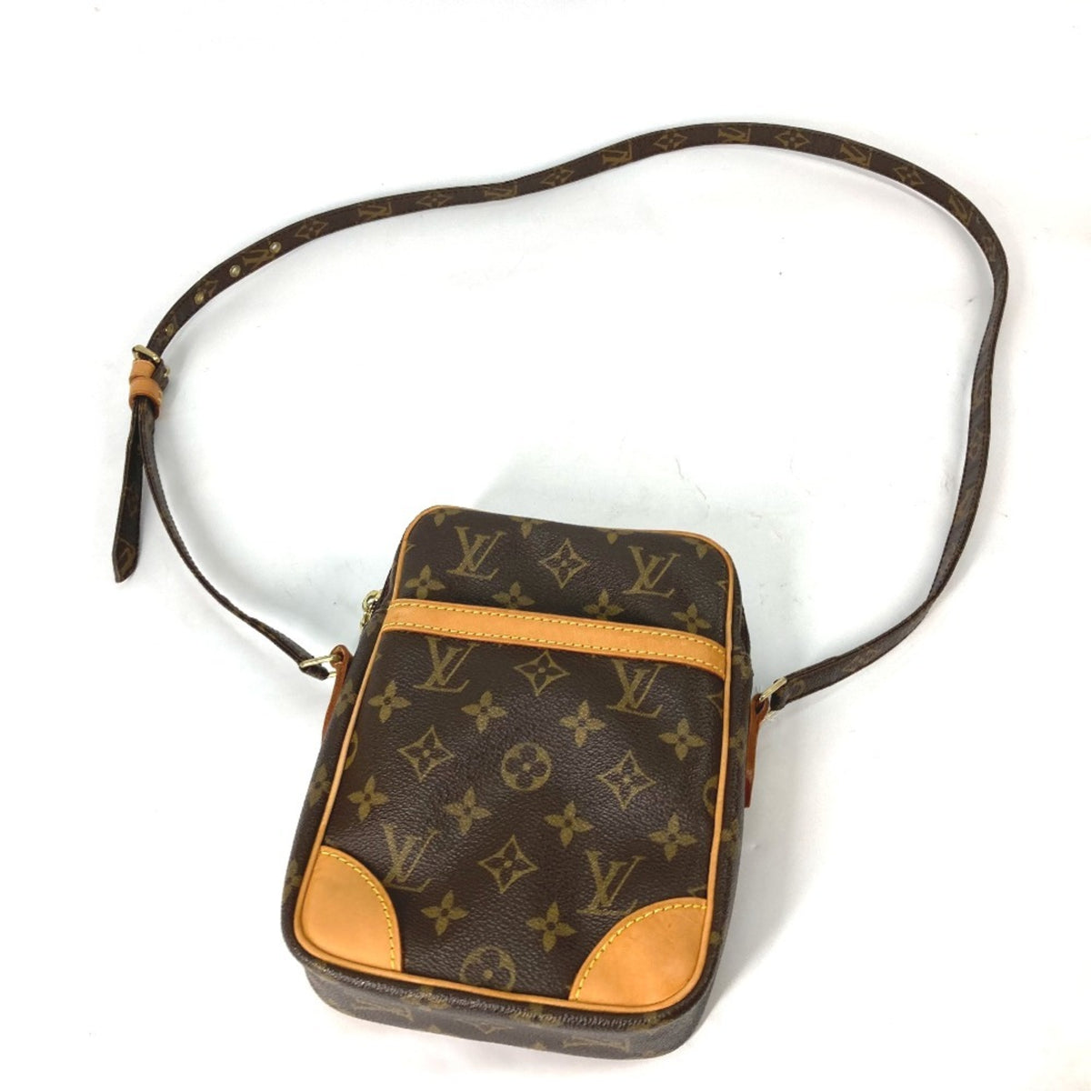Louis Vuitton Brown Monogram Monogram Pochette Shoulder Bag (Pre-Owned)