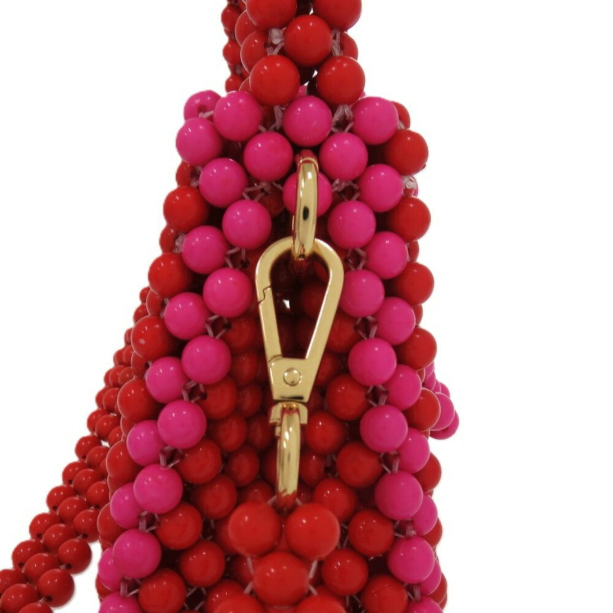 Kate Spade Pink Red Color Beads Shoulder Bag (Pre-Owned)