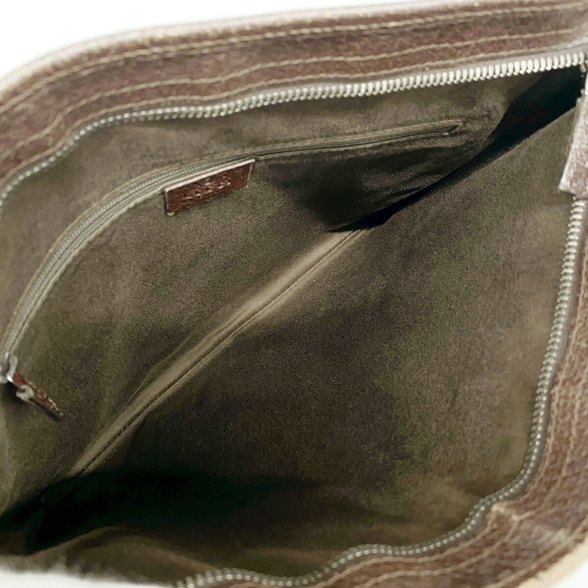 Gucci Beige Canvas Shoulder Bag (Pre-Owned)