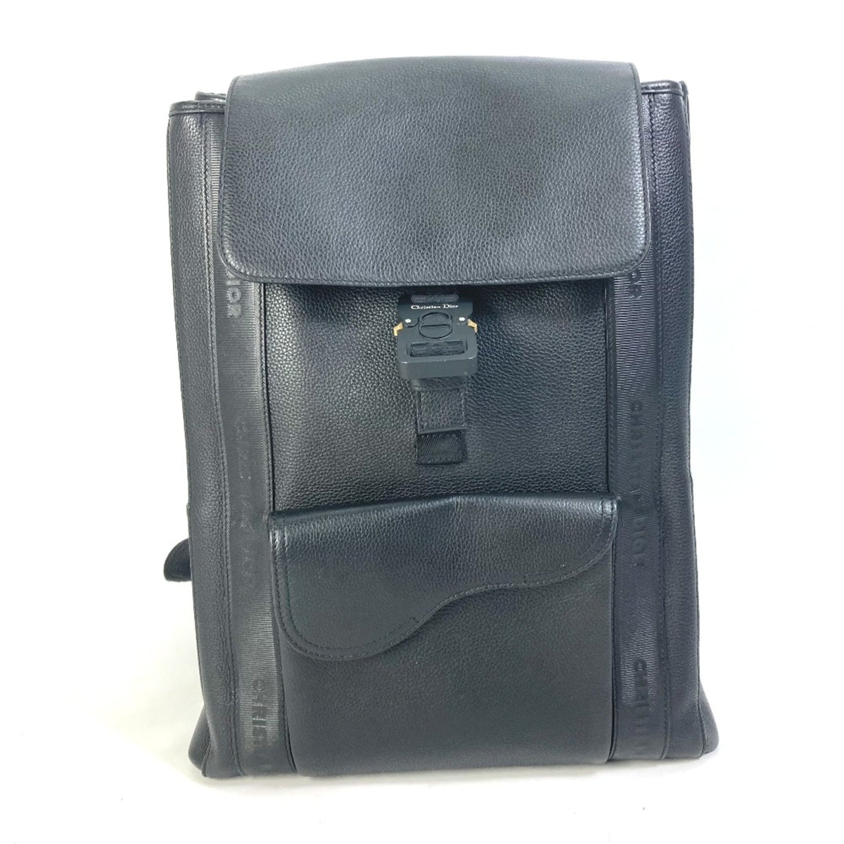 Christian Dior Black Leather Backpack (Pre-Owned)