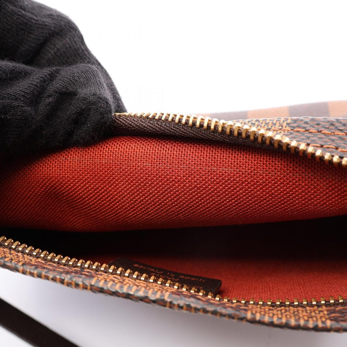 Louis Vuitton Brown Damier Canvas Coated Canvas Leather Handbag (Pre-Owned)