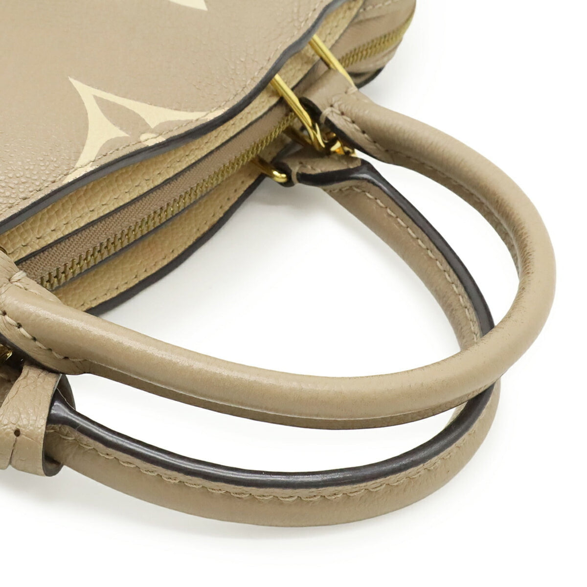 Louis Vuitton Beige Tourterelle Monogram Canvas Pvc Coated Canvas Handbag Shoulder Bag (Pre-Owned)
