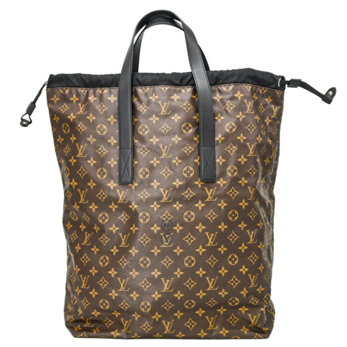 Louis Vuitton Brown Monogram Macassar Canvas Pouch Tote Bag (Pre-Owned)