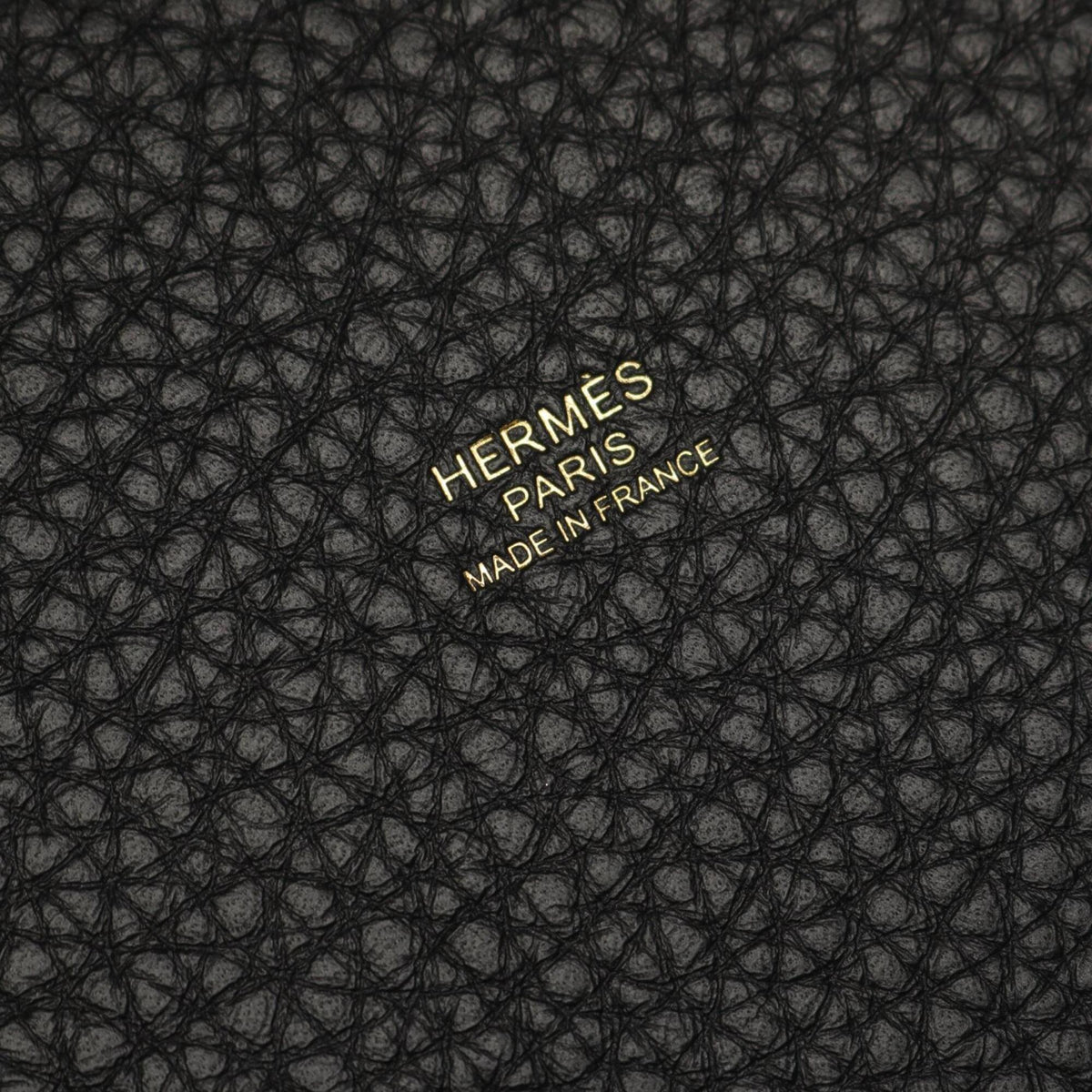 Hermes Black Taurillon Clemence Leather Leather Handbag (Pre-Owned)