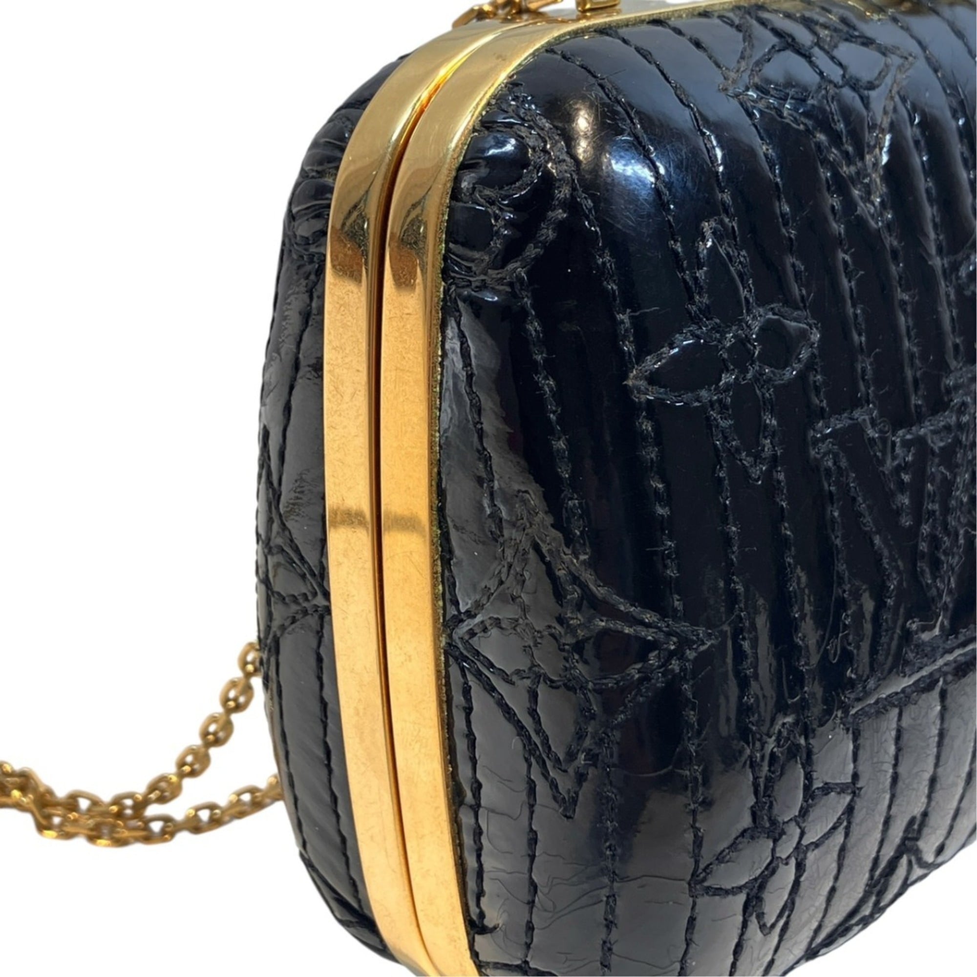 Louis Vuitton Black Monogram Monogram Shoulder Bag (Pre-Owned)