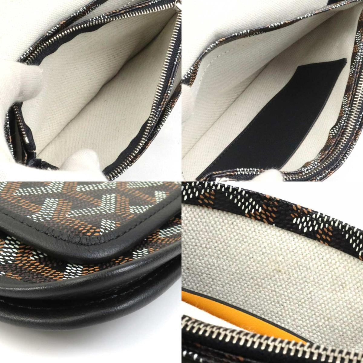 Goyard Black Coated Canvas Shoulder Bag (Pre-Owned)