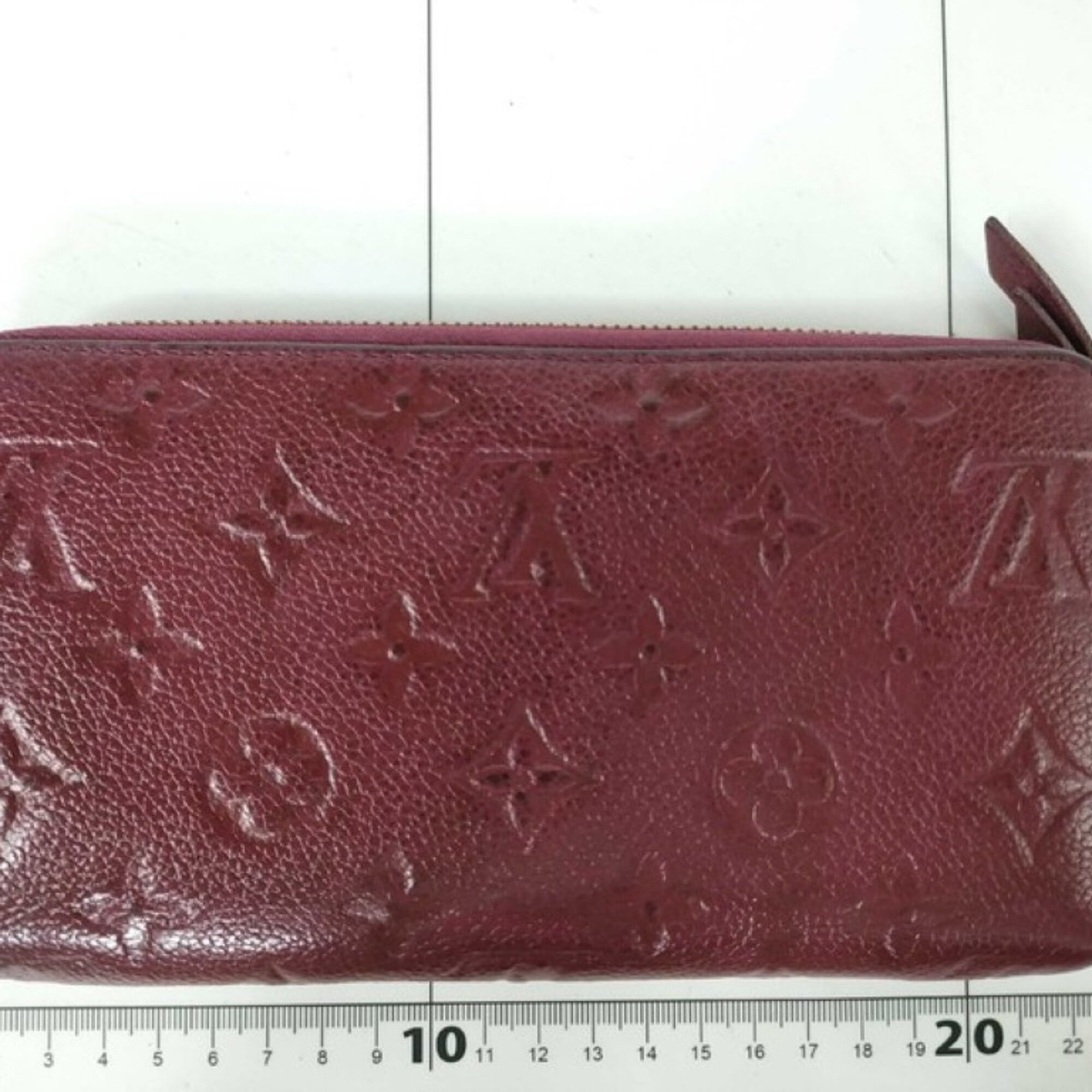 Louis Vuitton Monogram Empreinte Purple Raisin Monogram Empreinte Long Wallet (Bi-Fold) (Pre-Owned)