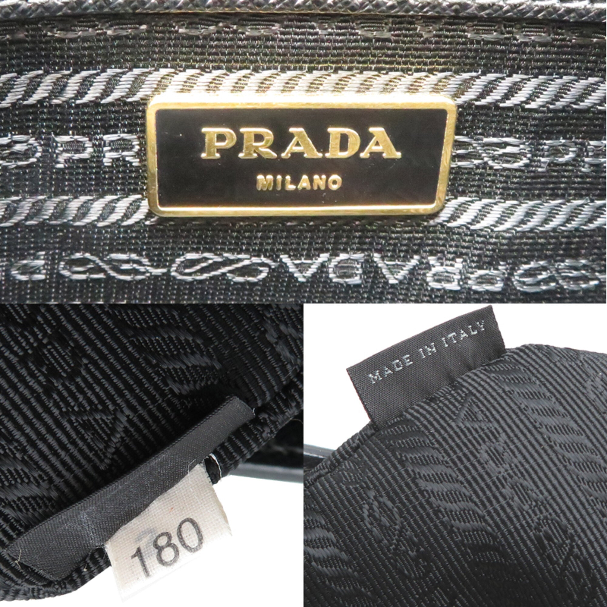 Prada Black Leather Handbag (Pre-Owned)