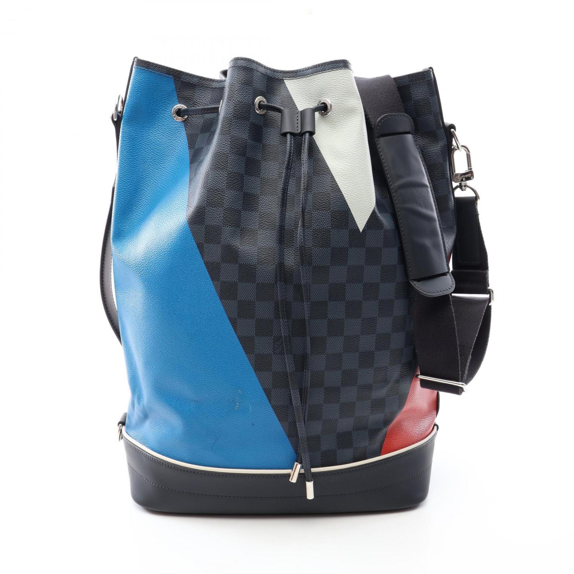 Louis Vuitton Black Multi-Color Coated Canvas Pvc Leather Handbag Shoulder Bag (Pre-Owned)