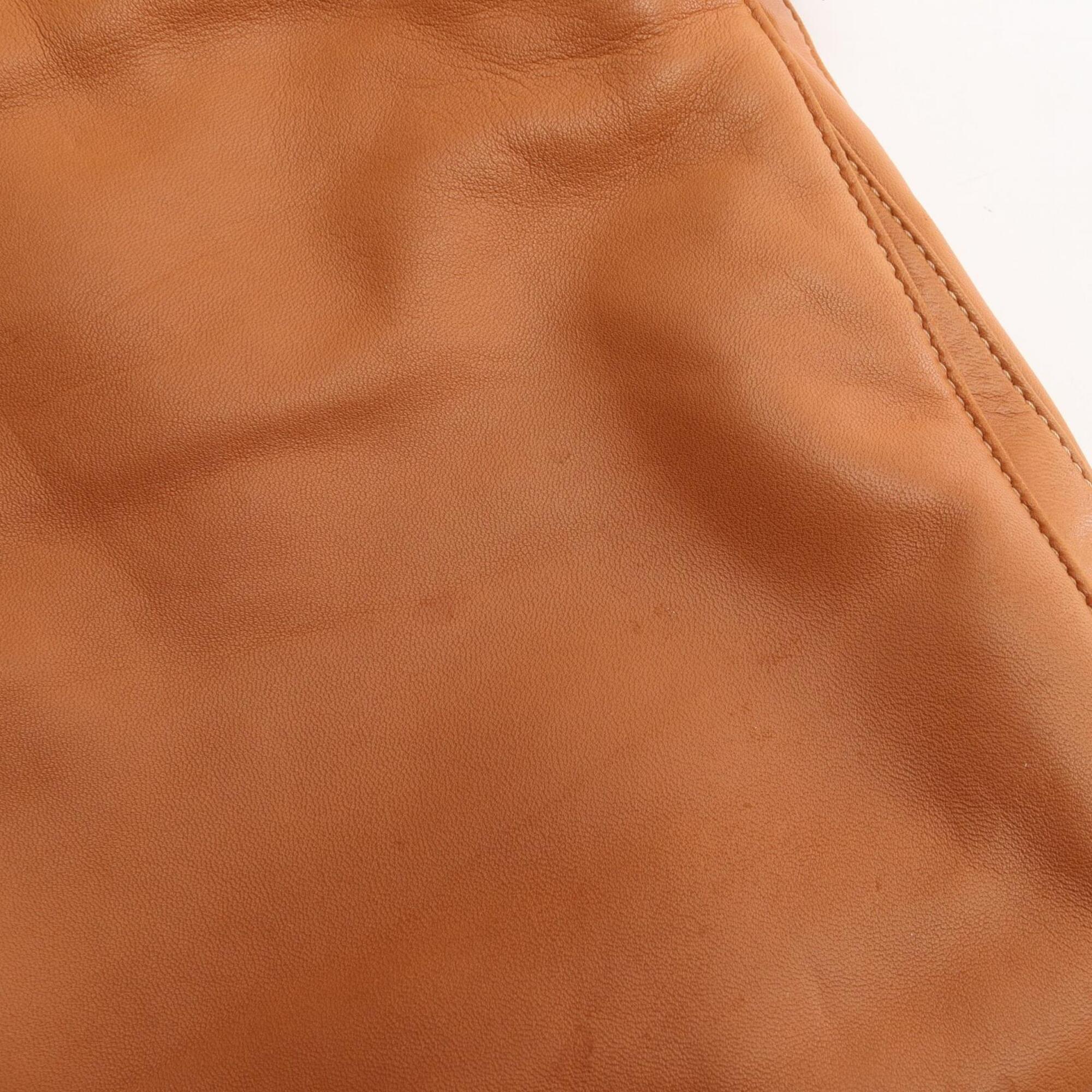 Loewe Brown Leather Handbag Shoulder Bag (Pre-Owned)