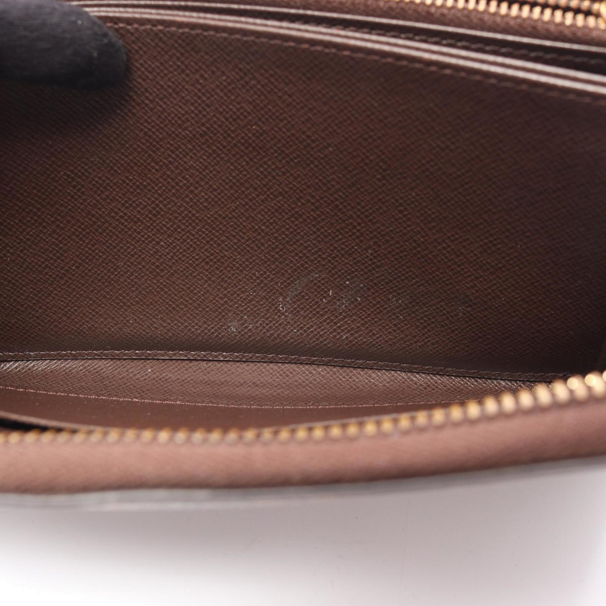 Louis Vuitton Brown Ebene Damier Canvas Pvc Long Wallet (Bi-Fold) (Pre-Owned)