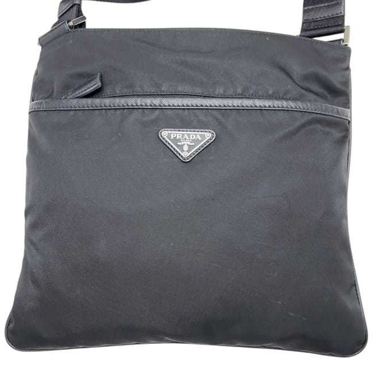 Prada Black Nero Nylon Shoulder Bag (Pre-Owned)
