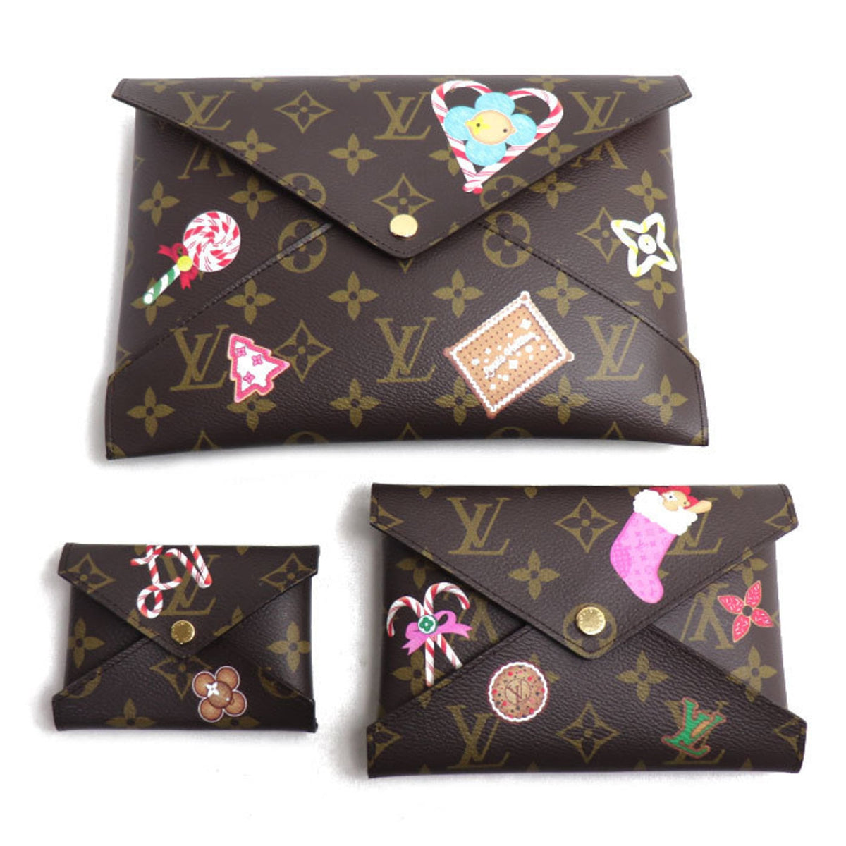 Louis Vuitton Brown Monogram Clutch Bag (Pre-Owned)