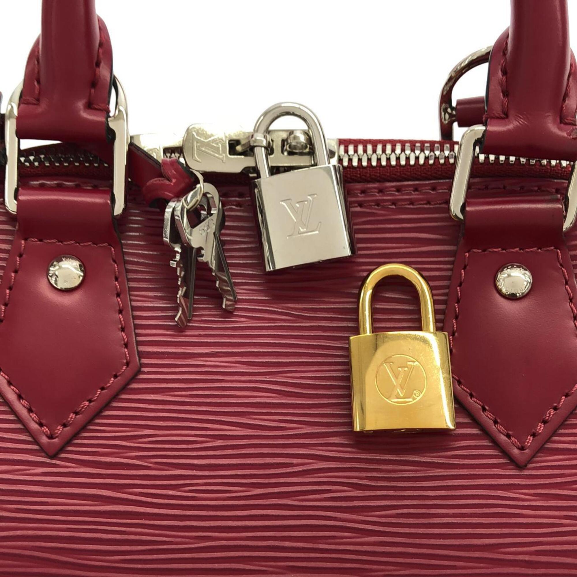 Louis Vuitton Framboise Leather Handbag (Pre-Owned)