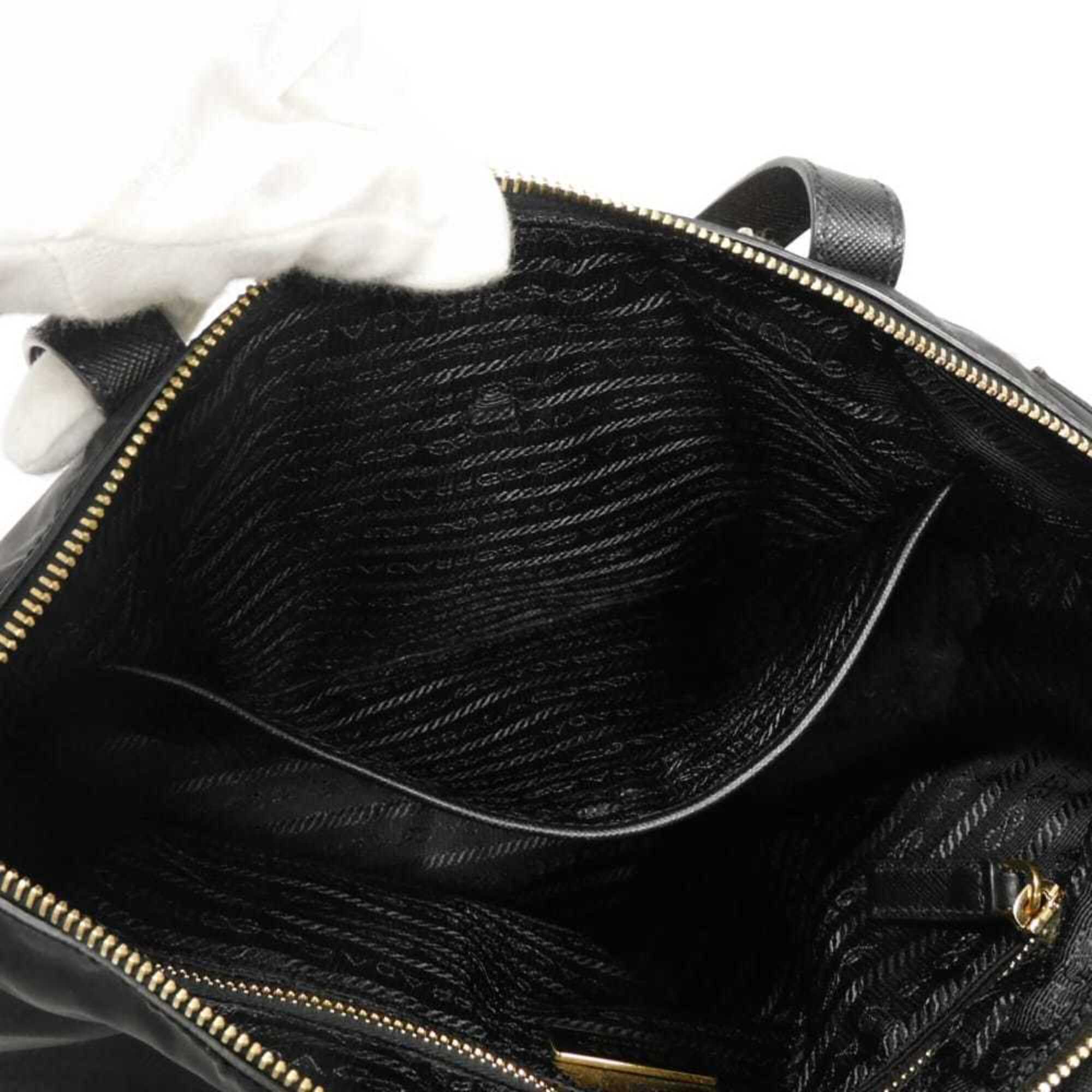 Prada Black Nylon Tote Bag (Pre-Owned)