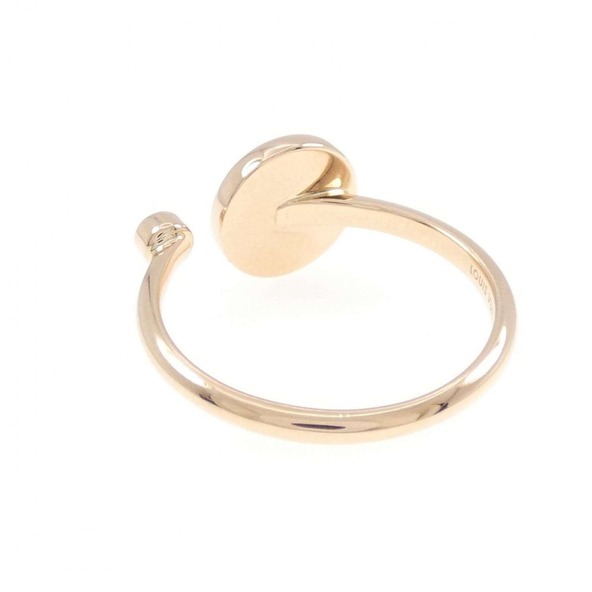 Louis Vuitton Pink Gold (18K) Band Ring (Pre-Owned)