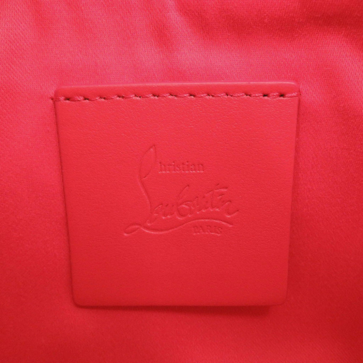 Christian Louboutin Pink Leather Shoulder Bag (Pre-Owned)