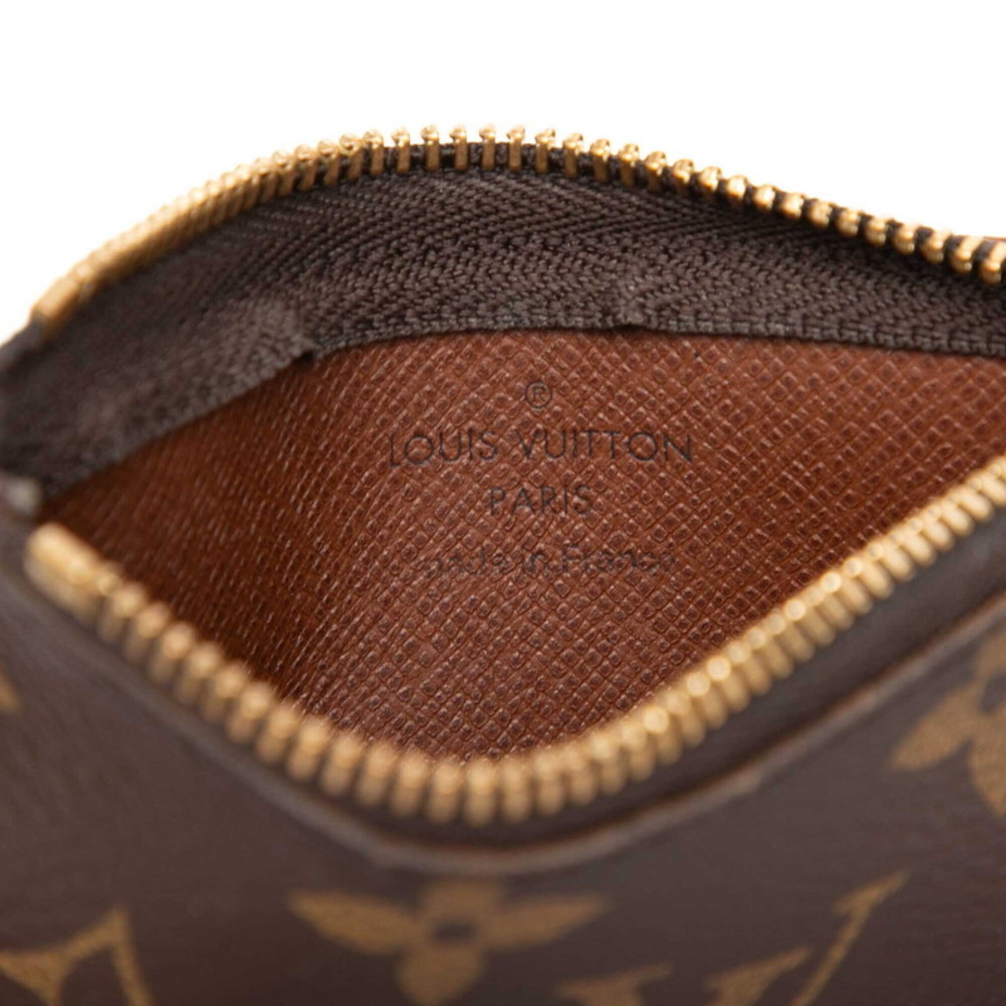 Louis Vuitton Brown Pvc Leather Coin Purse/Coin Case (Pre-Owned)