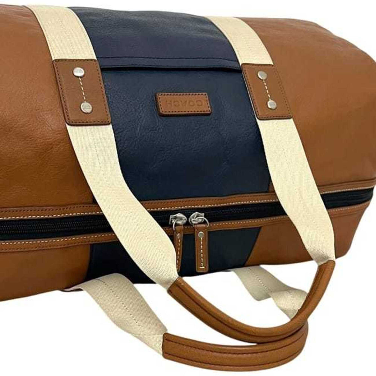 Coach Brown Leather Boston Bag (Pre-Owned)