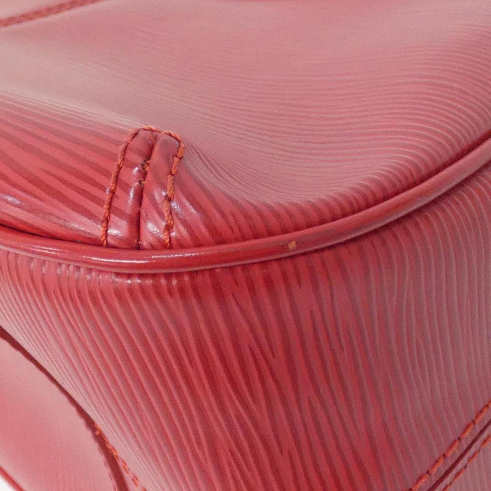 Louis Vuitton Rouge Leather Shoulder Bag (Pre-Owned)