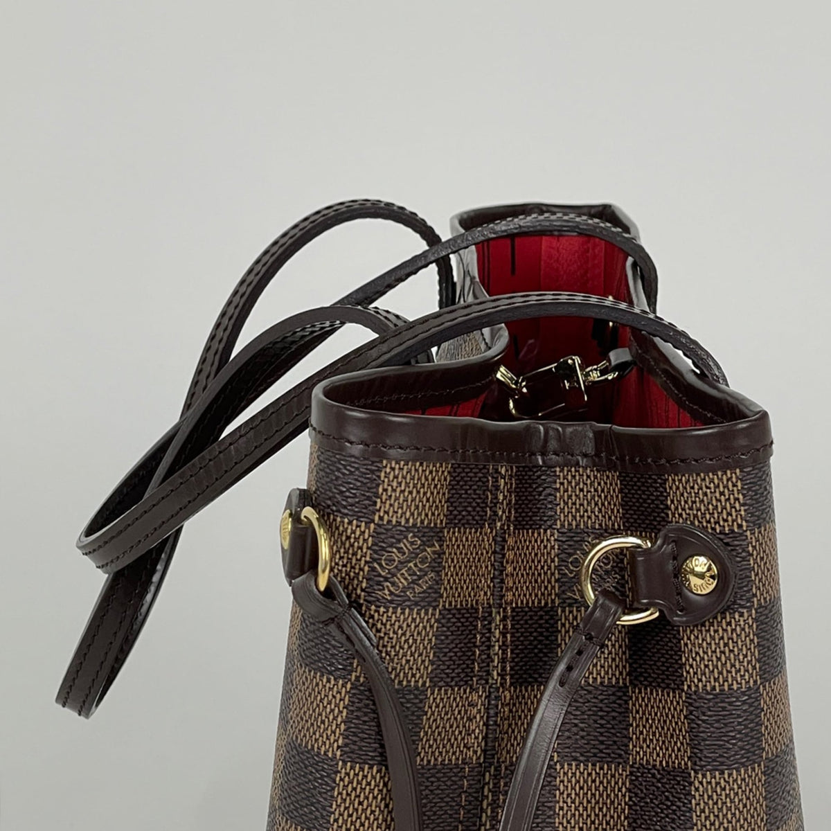 Louis Vuitton Damier Brown Damier Canvas Tote Bag (Pre-Owned)