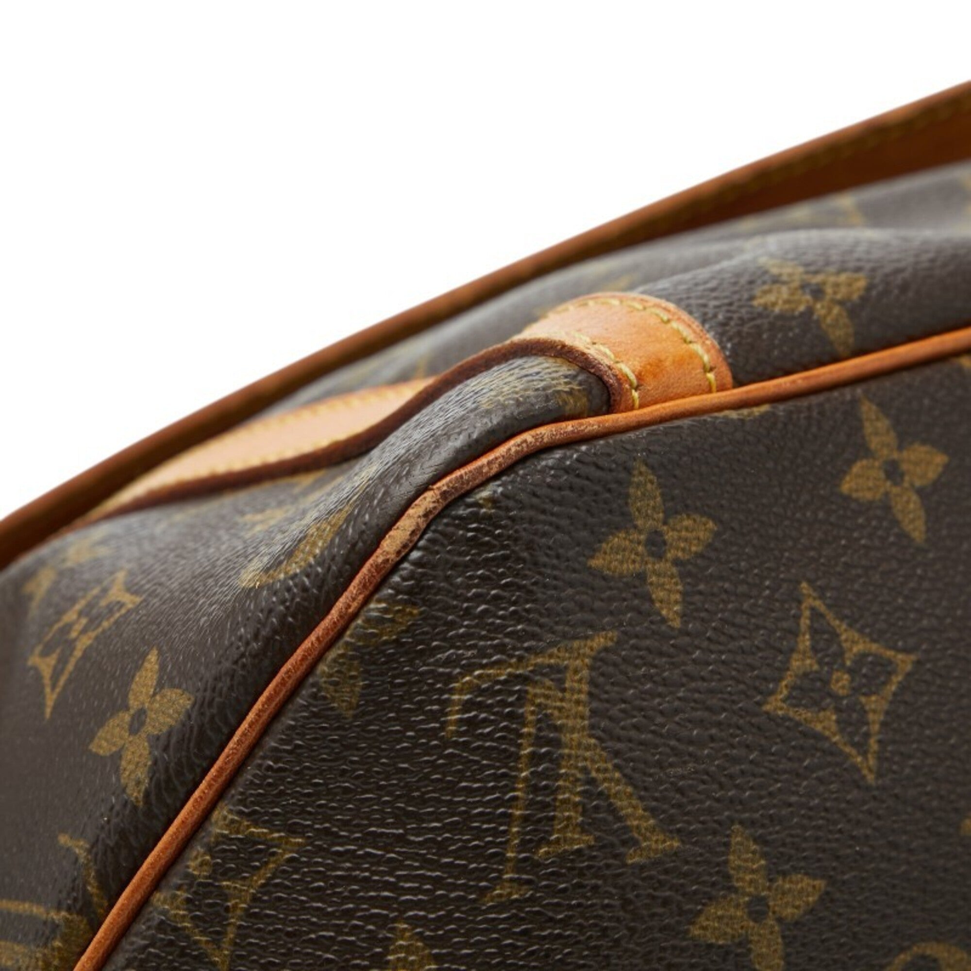 Louis Vuitton Brown Pvc Leather Shoulder Bag Tote Bag (Pre-Owned)