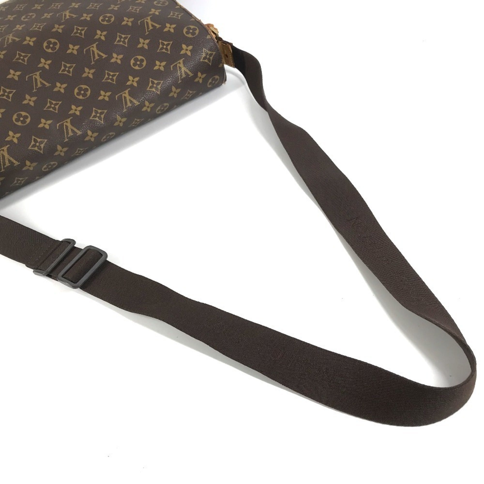 Louis Vuitton Brown Monogram Canvas Messenger Bag Shoulder Bag (Pre-Owned)