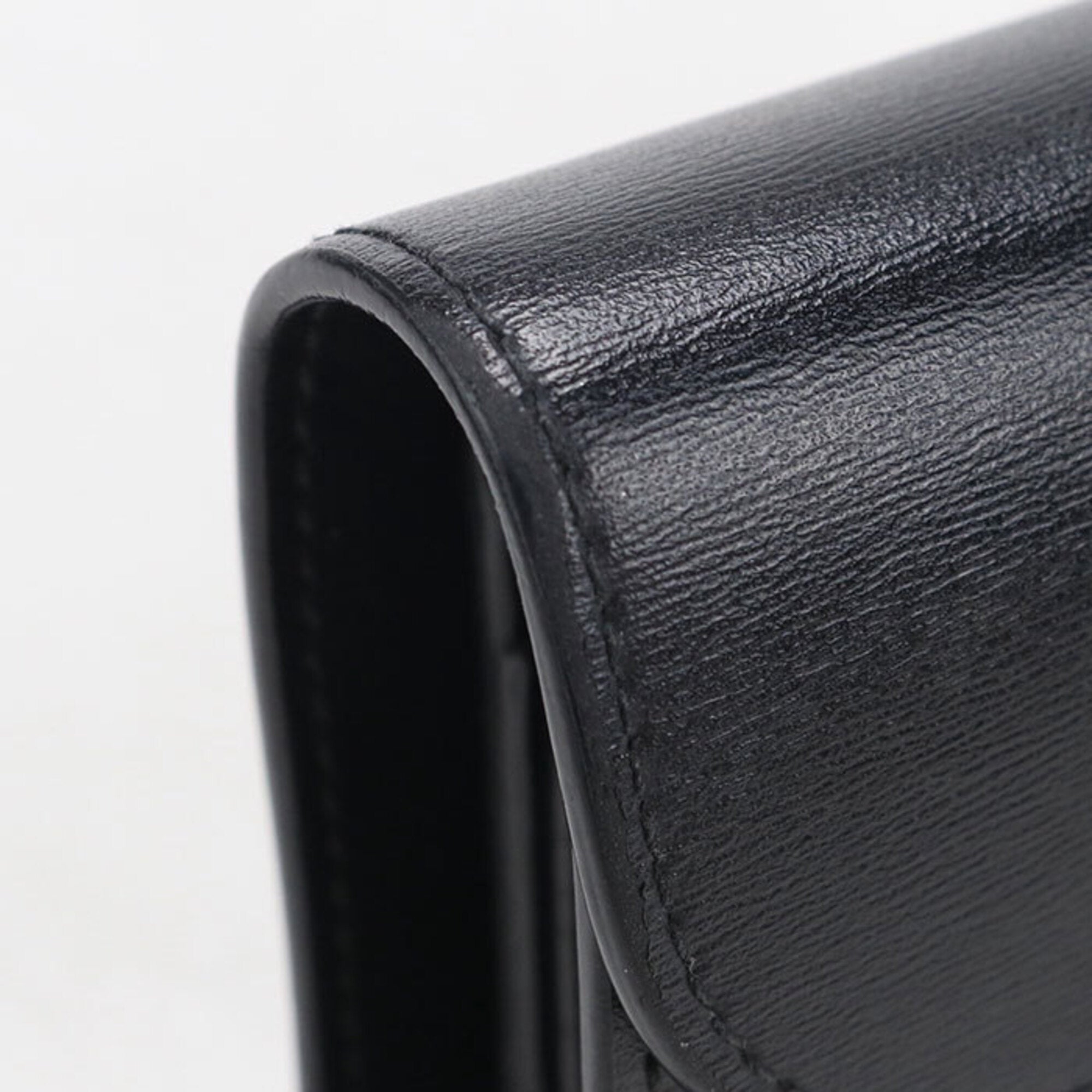 Celine Black Leather Wallet (Tri-Fold) (Pre-Owned)