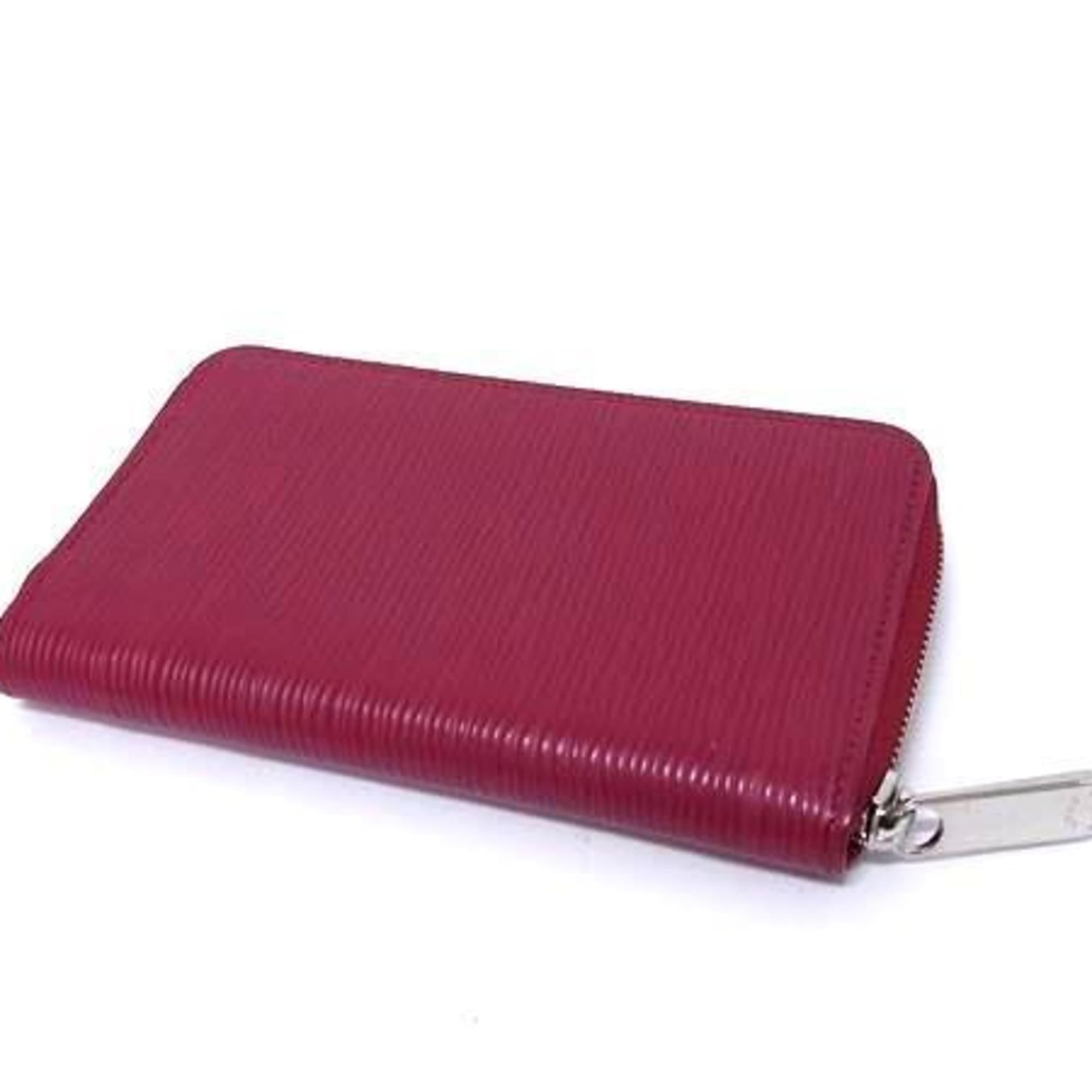 Louis Vuitton Fuchsia Red Color Epi Leather Card Wallet (Pre-Owned)