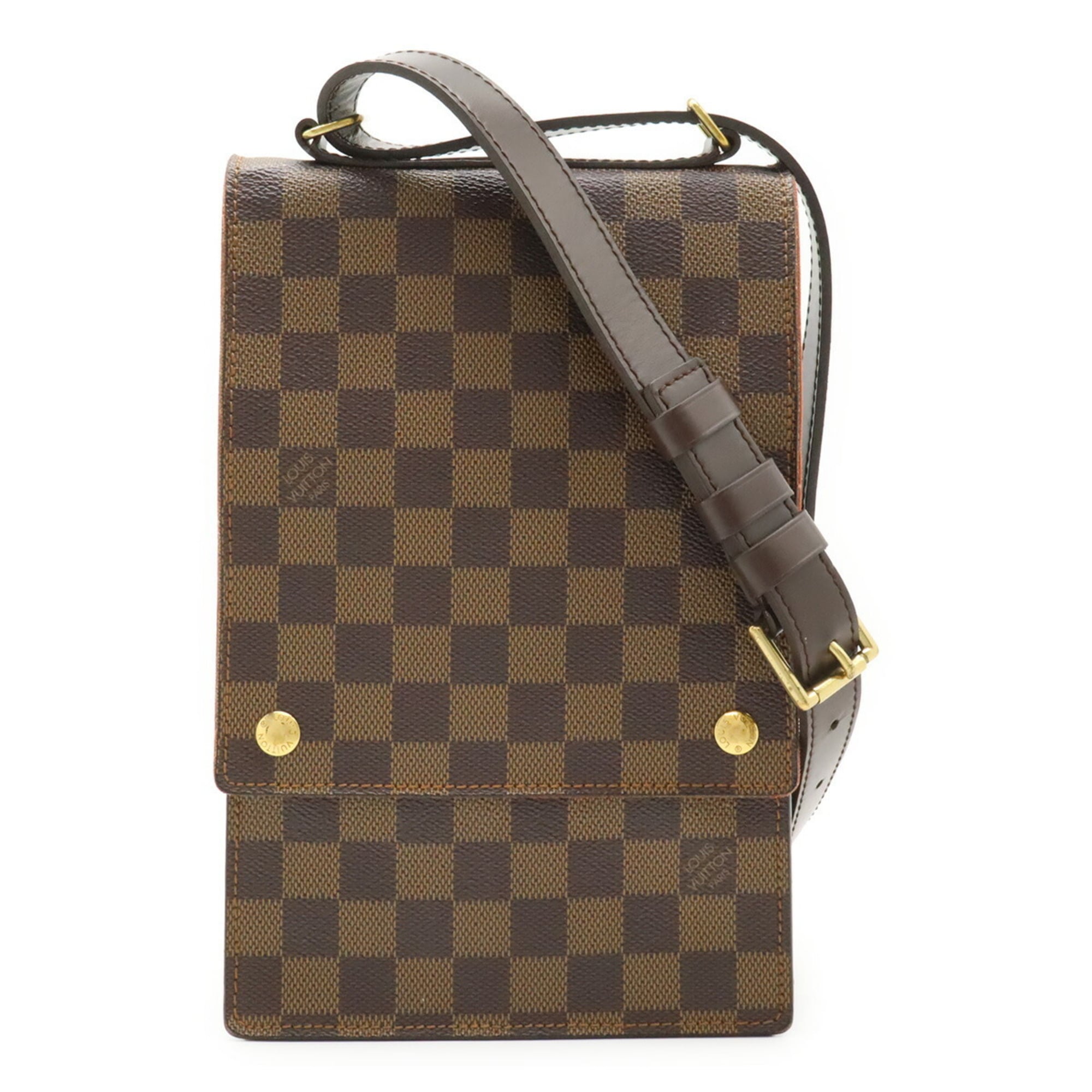 Louis Vuitton Damier Brown Pvc Leather Shoulder Bag (Pre-Owned)
