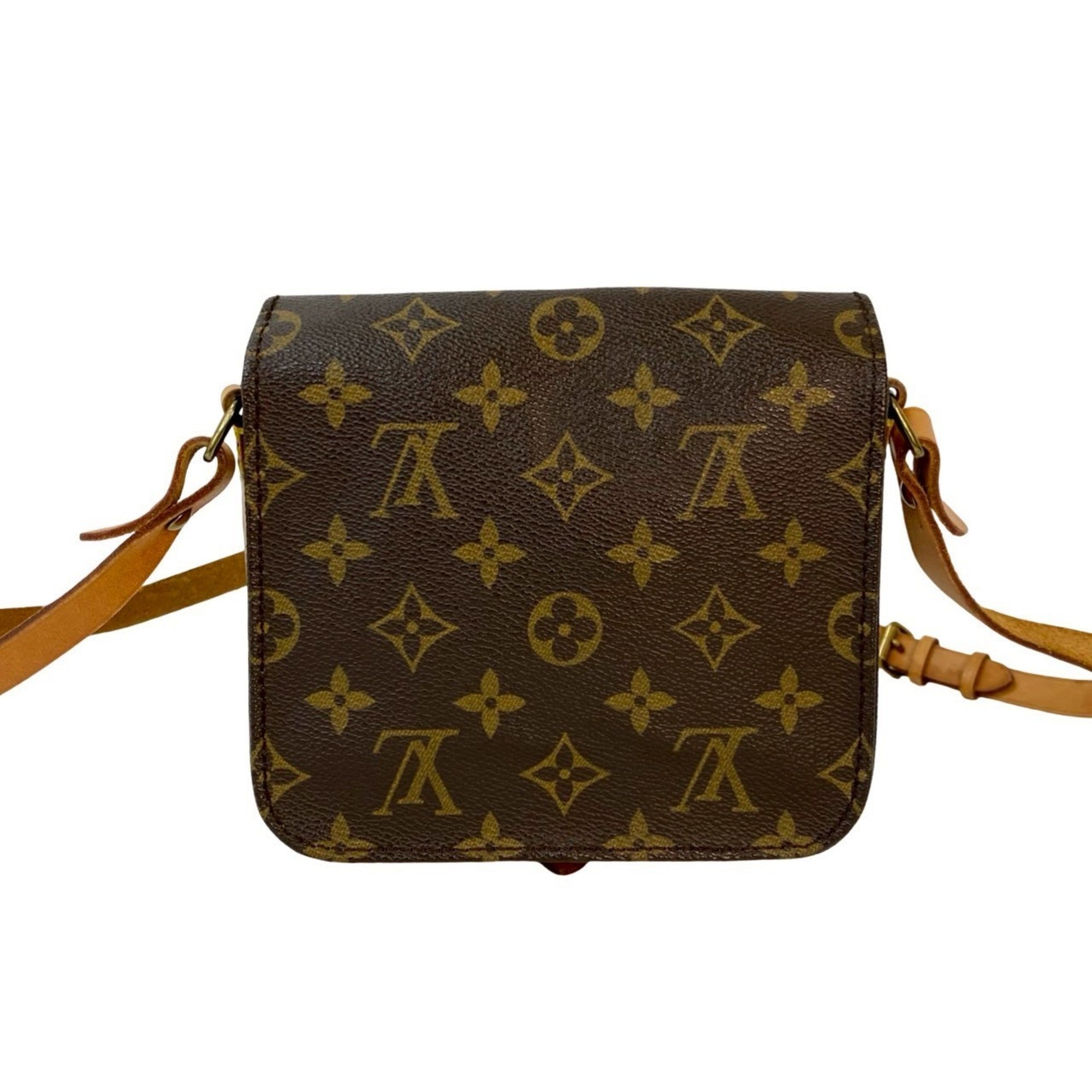 Louis Vuitton Brown Pvc Leather Pochette Shoulder Bag (Pre-Owned)
