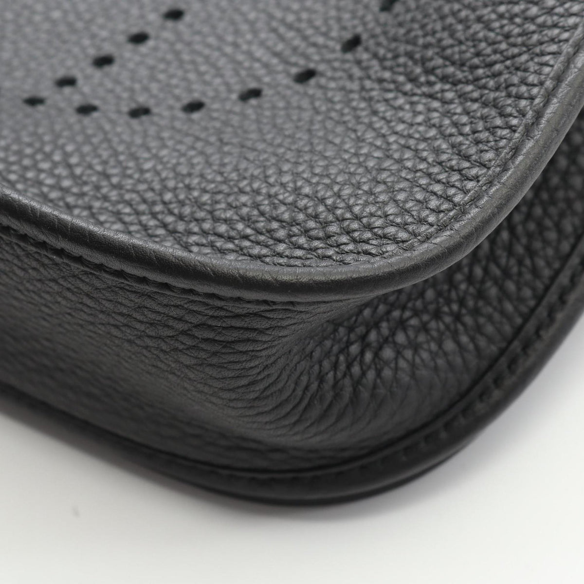 Hermes Black Taurillon Clemence Leather Leather Shoulder Bag (Pre-Owned)