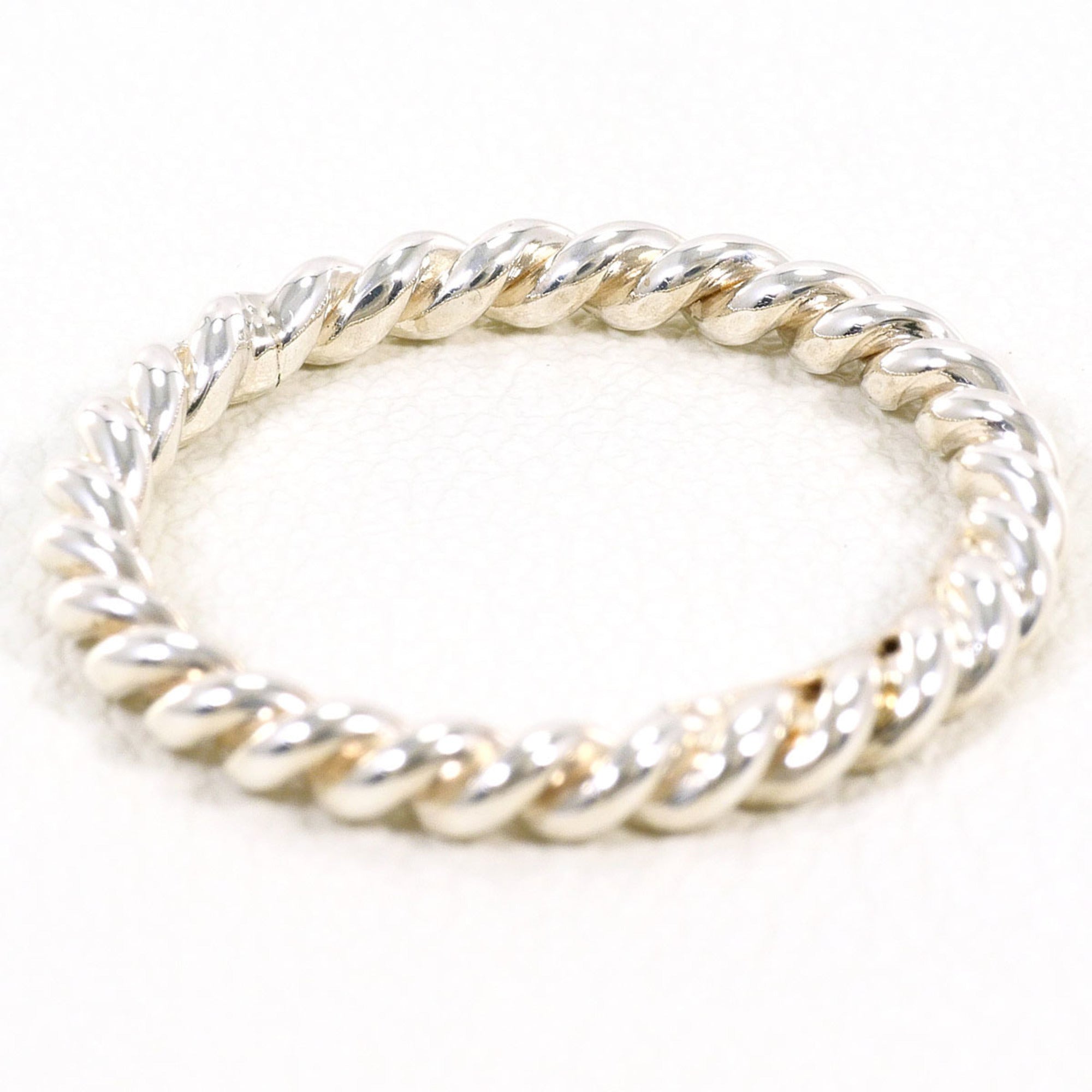 Tiffany Silver Silver 925 Band Ring (Pre-Owned)