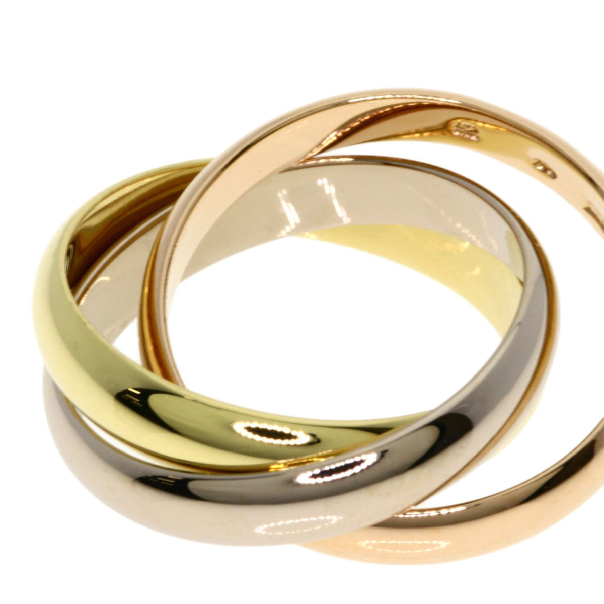 Cartier Trinity Yellow Gold (18K) Pink Gold (18K) White Gold (18K) Band Ring (Pre-Owned)