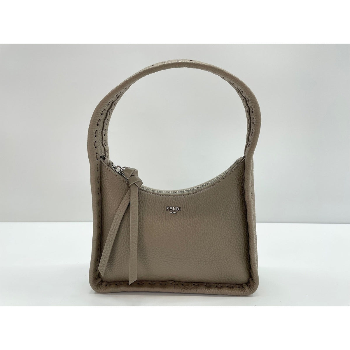 Fendi Selleria Gray Handbag (Pre-Owned)
