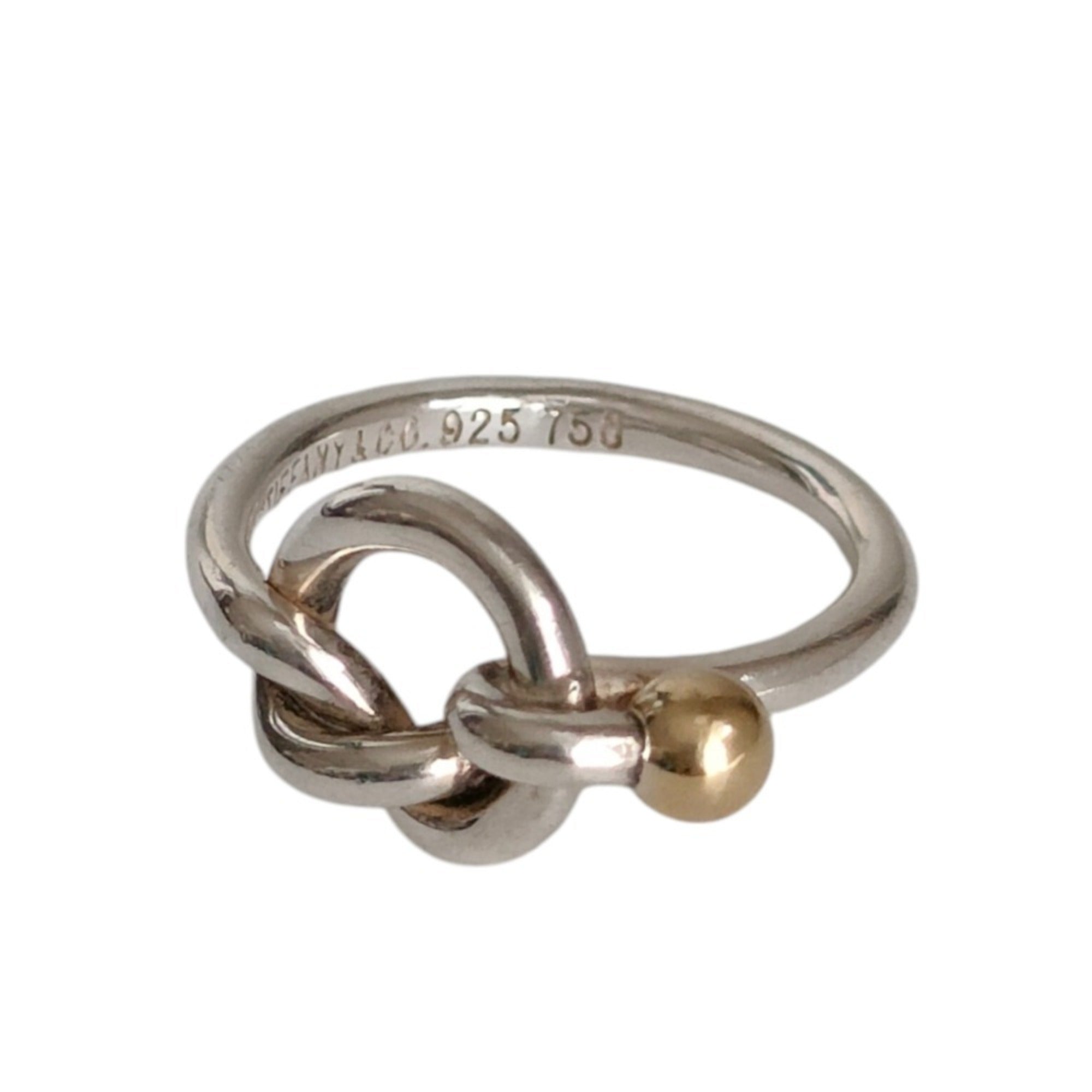 Tiffany Yellow Gold (18K) Silver 925 Band Ring (Pre-Owned)